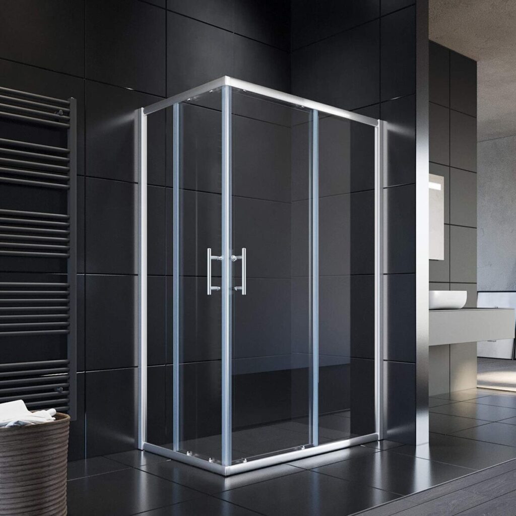 Test de la cabine de douche Glasdeals SPA-FIX double porte coulissante