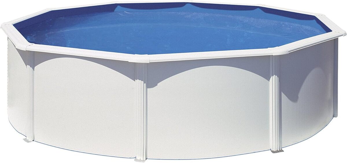 Test de la piscine hors-sol GRE KIT460ECO Fidji : structure en acier robuste