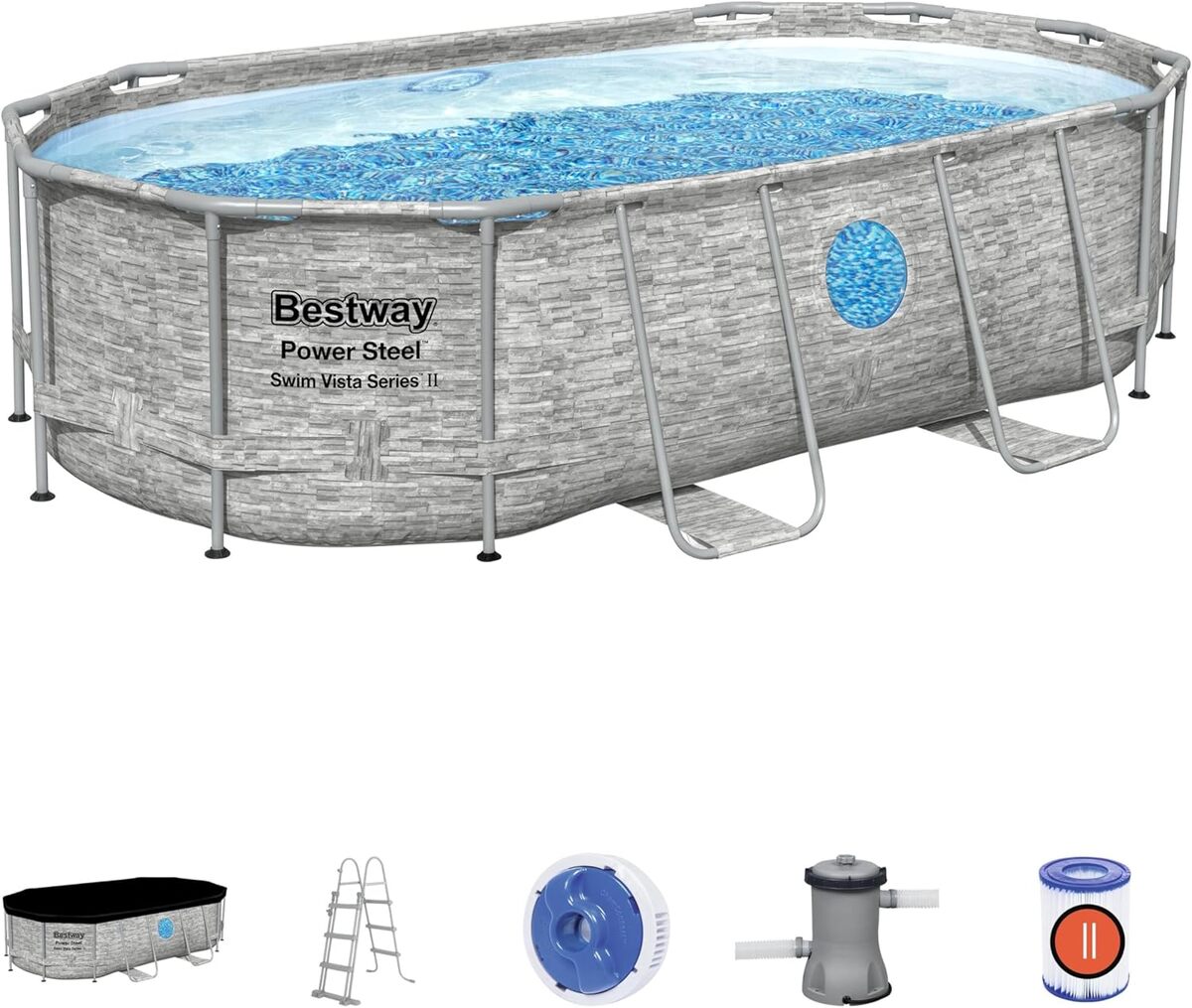 Test : piscine Bestway Power Steel Swim Vista 427x250x100 cm