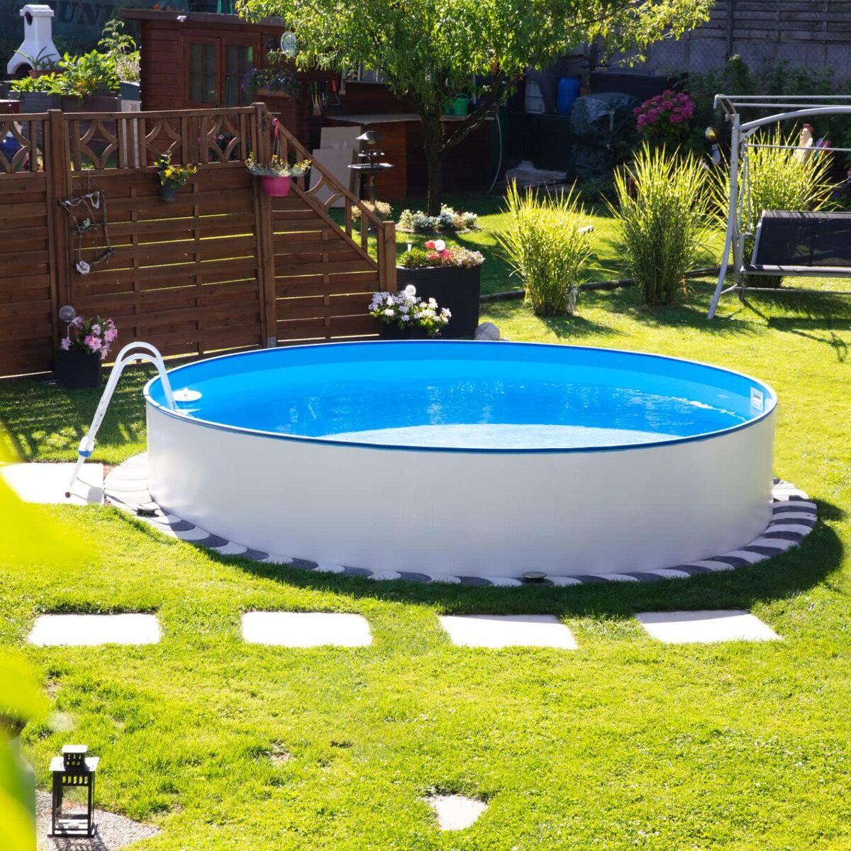 Test piscine hors-sol Steinbach Nuovo 450 x 120 cm