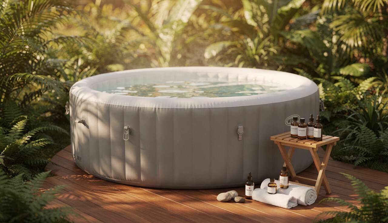 Huiles essentielles pour spa gonflable : bienfaits et conseils