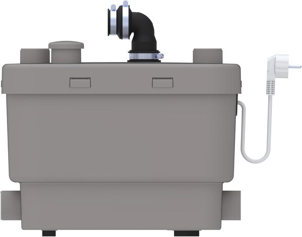 SFA - Pompe de Relevage Sanispeed+ - 4 entrées - Débit Elevé - Enclenchement Bas - Silencieuse (42 dB) - Compatible Adoucisseur d'Eau - 36,7 x 32 x 18,8 cm - 400W - Made in France