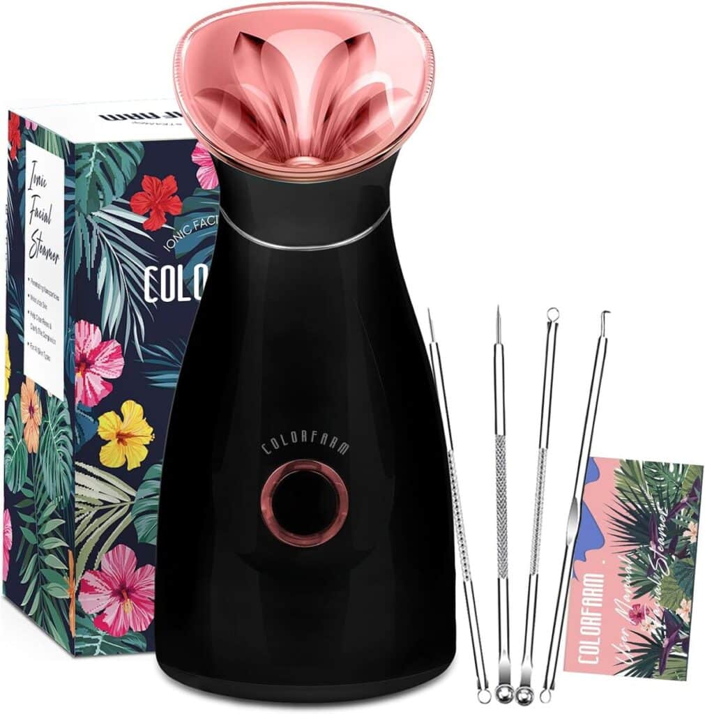 Test : humidificateur visage nano ionique, brume chaude spa maison