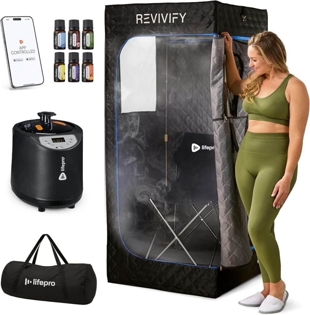 Test : tente de sauna portable LifePro Revivify – chaleur réglable pour la maison