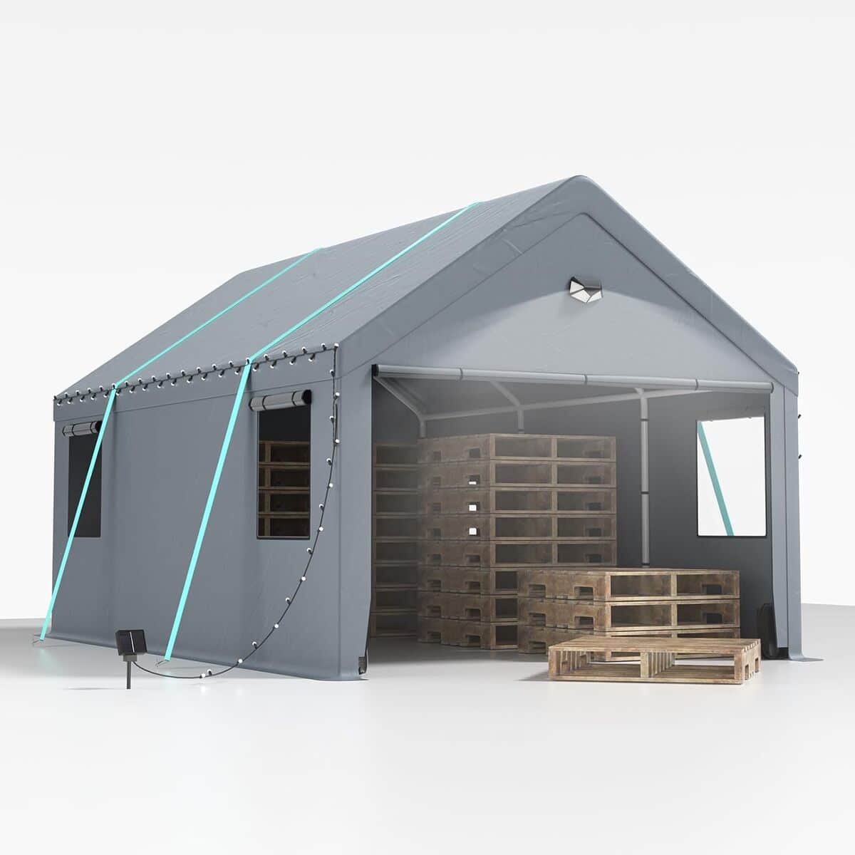 Test abri de voiture WinterShield extra large 3, 6 x 6 m