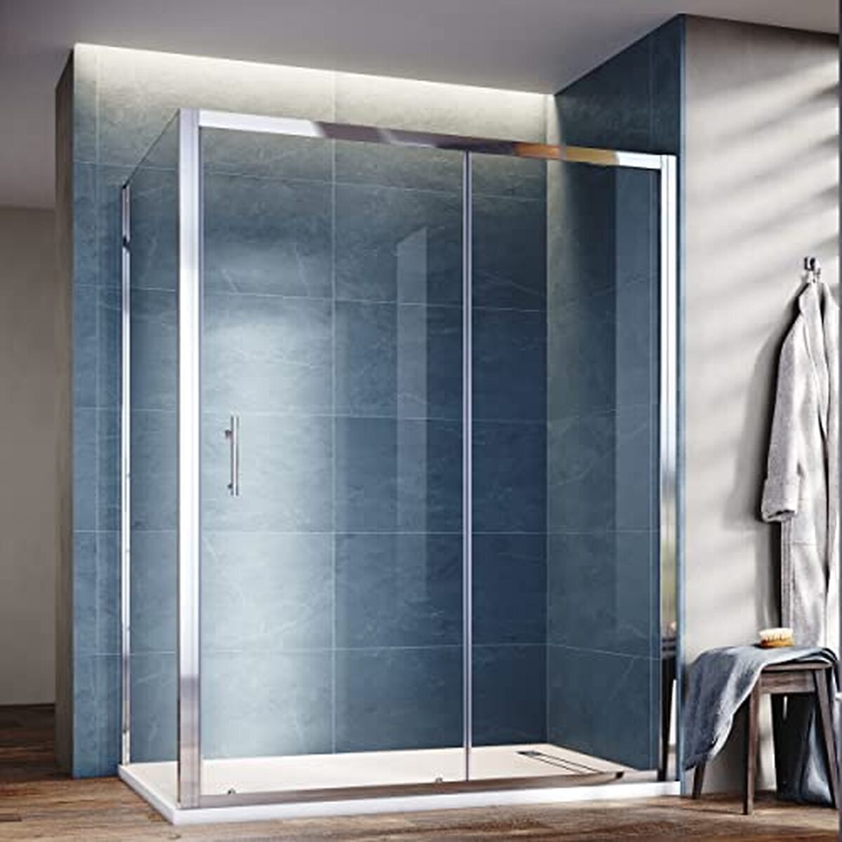 Test de la cabine de douche Glasdeals SPA-FIX rectangle 1200 x 800 mm