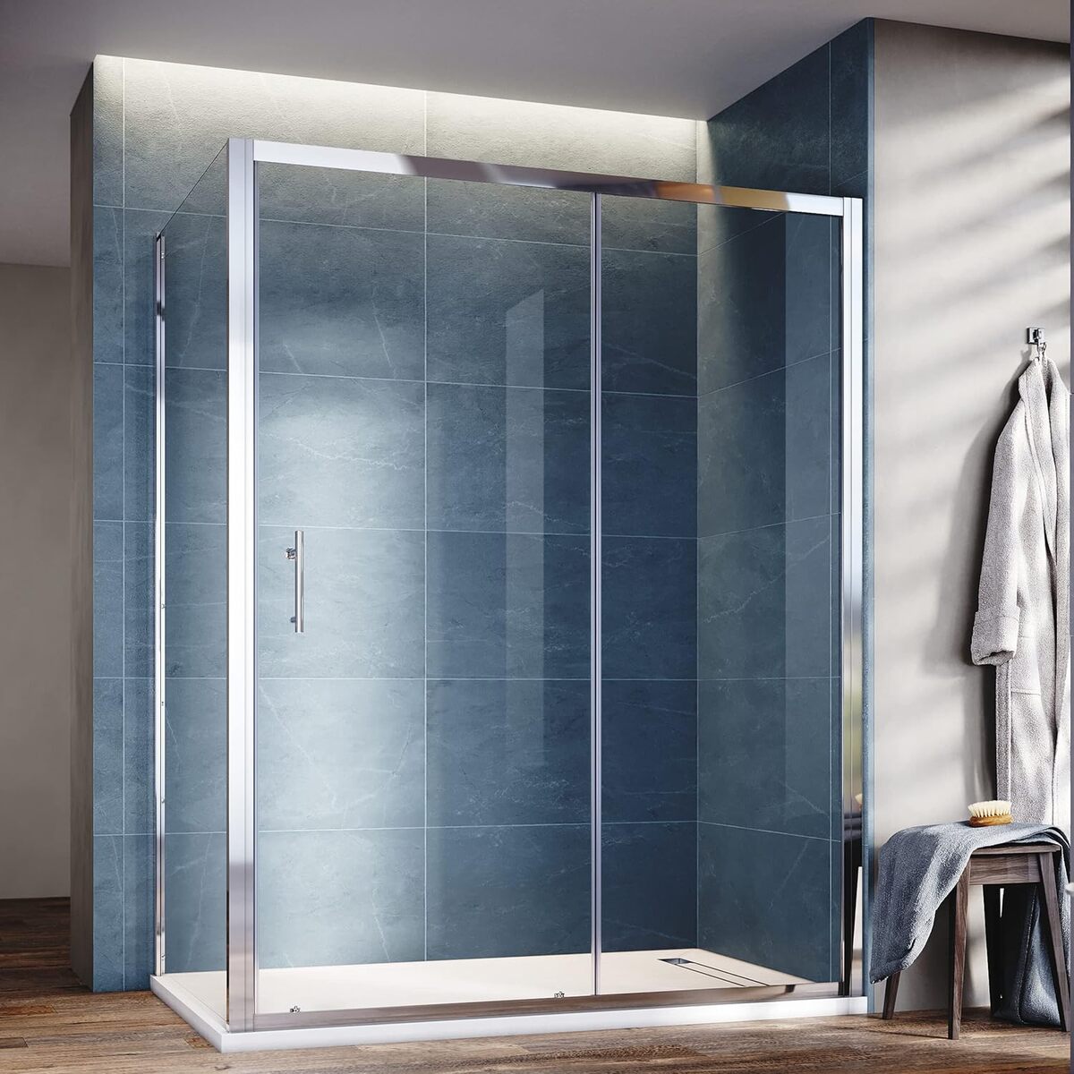 Test de la cabine de douche rectangulaire sunnyshowers Glasdeals Spa-Fix 1000 x 900 mm