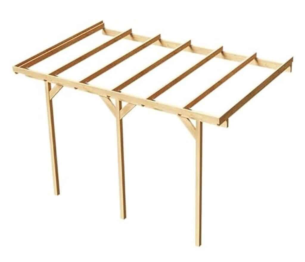 Test de l'abri de garage Wood&Play 300x484 cm : qualité et durabilité