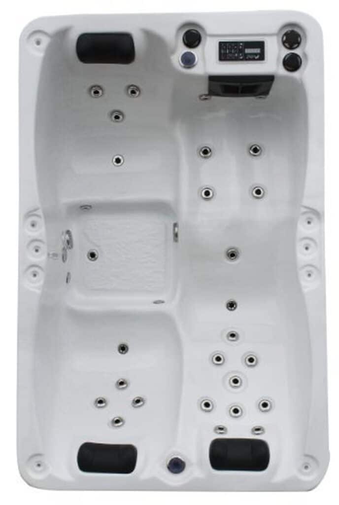 Test du bain à remous Vasa-Fit W195S SkyWhite