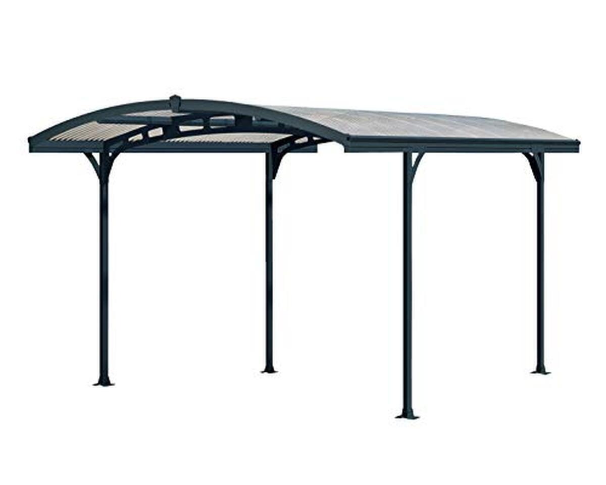 Test du carport Atlas 14.2mยฒ : protection antirouille par Canopia