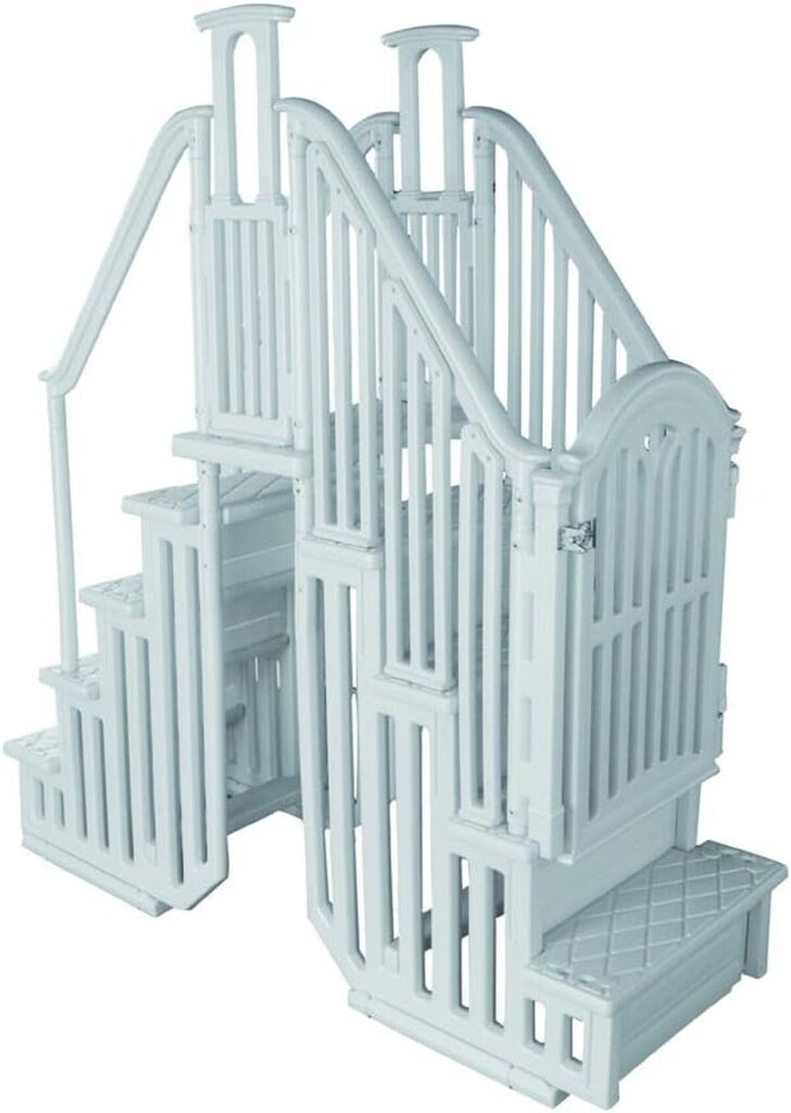 Test : escalier double Bruno avec porte de sécurité pour enfant