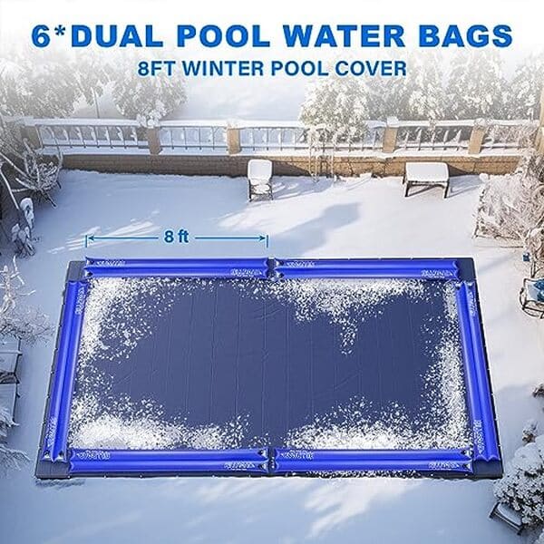 Découvrez notre test complet des sacs d'eau double chambre pour piscines : efficacité, durabilité et installation facile pour une eau propre et sans souci