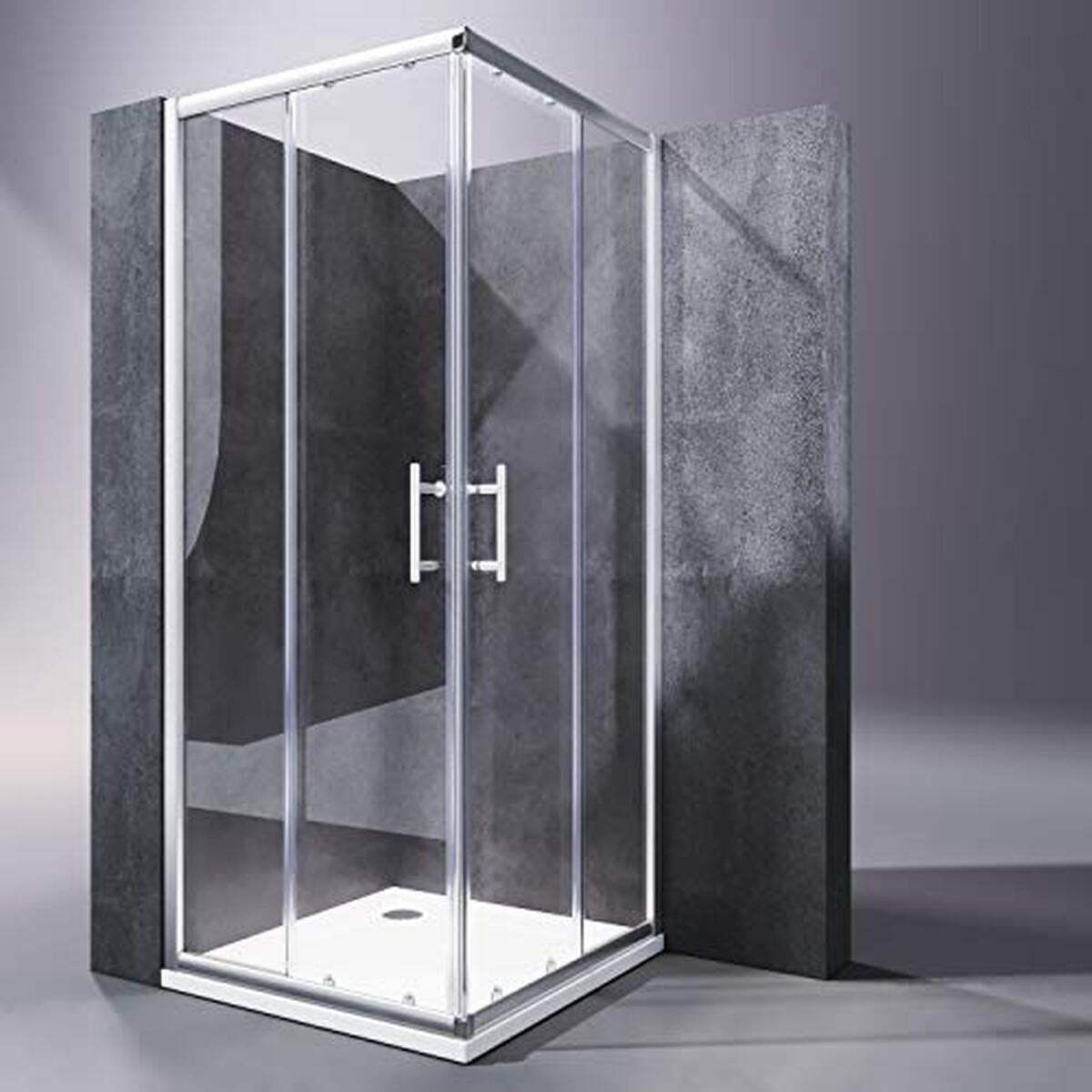 Test : cabine de douche Glasdeals SPA-FIX double porte 90 x 90 cm