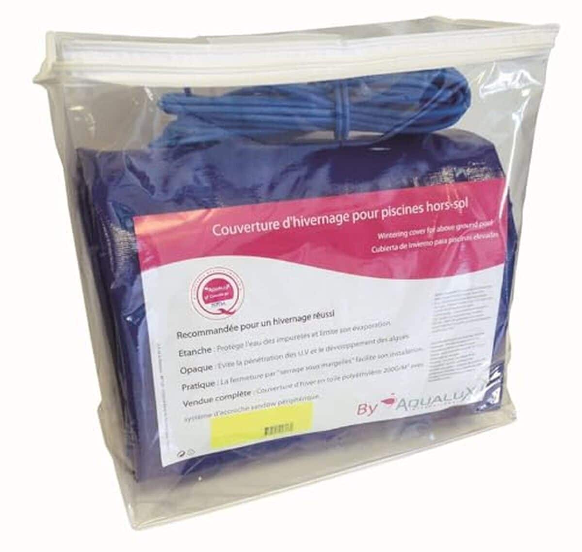 Test de la couverture EDG Aqualux pour piscine hors sol 7, 80 x 4, 00 m