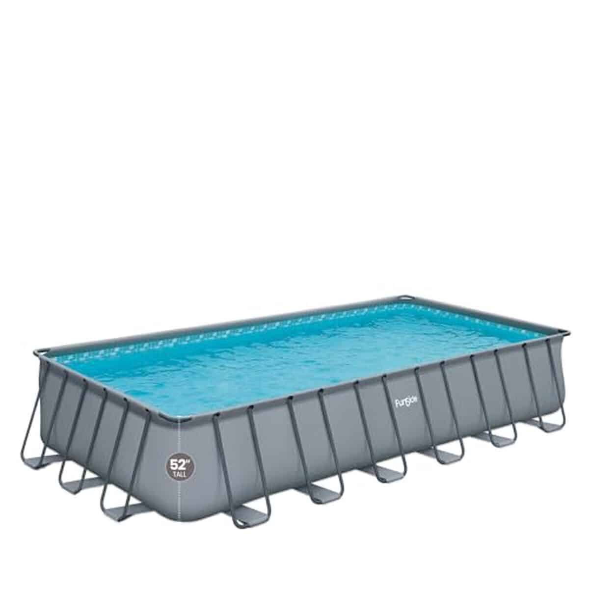 Test piscine tubulaire Funsicle Oasis 7, 32m grise