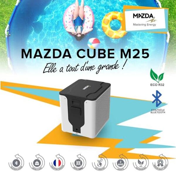 Découvrez notre avis complet sur la pompe à chaleur Mazda Cube M25, idéale pour chauffer les petits bassins. Économisez de l'énergie tout en profitant d'une température agréable toute l'année.