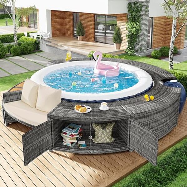 Découvrez notre test complet de la piscine Merax Whirlpool avec rangement intégré et siège confortable, pour allier relaxation et praticité dans votre jardin.