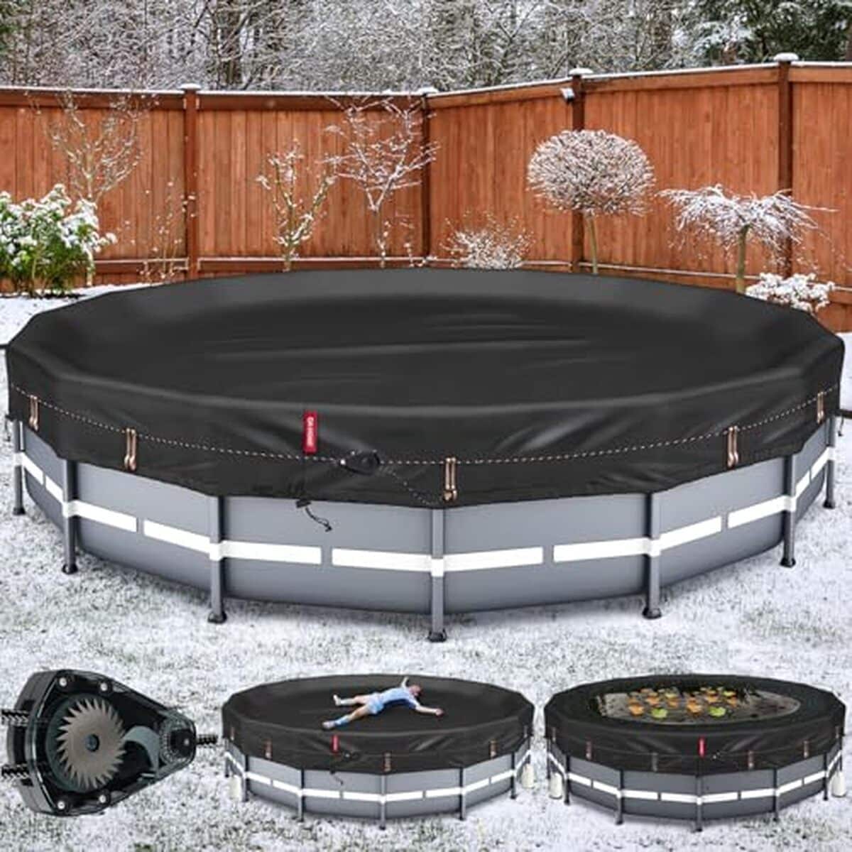 Test : bâche de piscine QH.Home 7, 3 m avec cliquet rapide