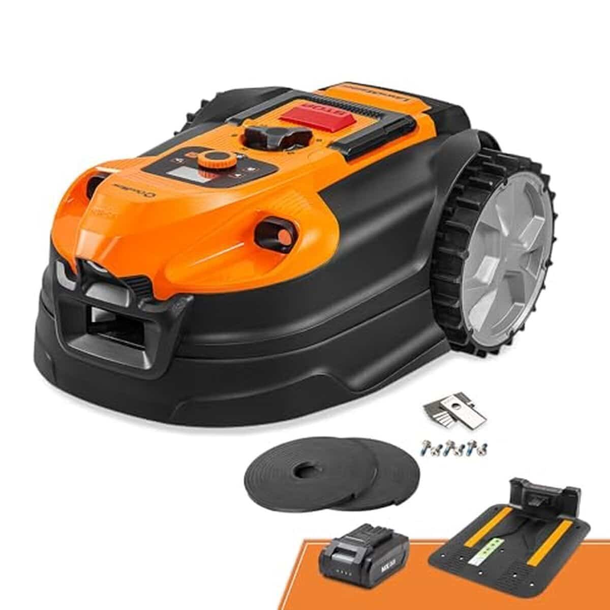 Test de la LawnMaster VBRM18AMIDR : tondeuse robotique sans fil efficace et connectรฉe