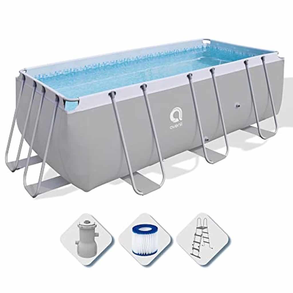 Test de la piscine rectangulaire Avenli 2343L 400x207x122 cm