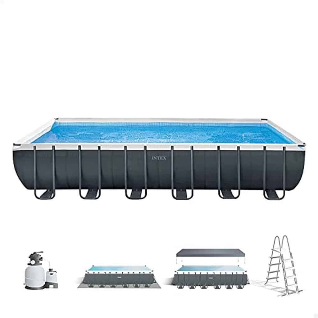Test de la piscine rectangulaire Intex Ultra XTR 24Ft