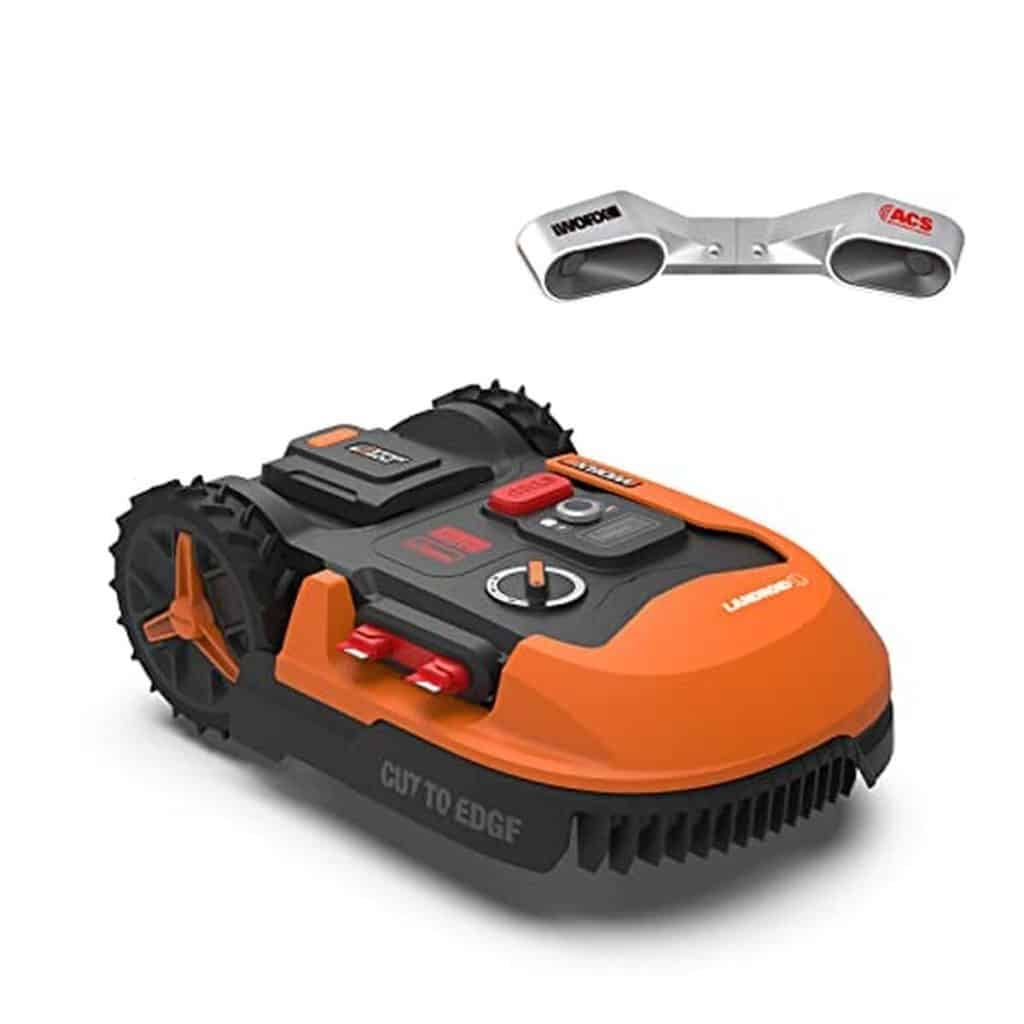 Test de la tondeuse robot connectée Worx Landroid WR147E.1 : module anticollision inclus