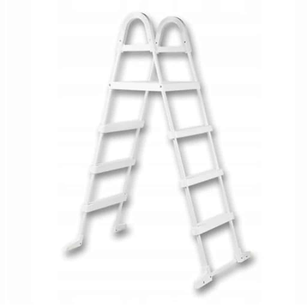 Test échelle de piscine Poolomio : 4 marches sécurisées