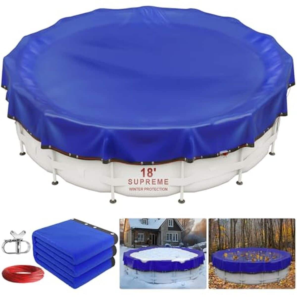 Test : housse de piscine 5, 5 m, extra épaisse et durable