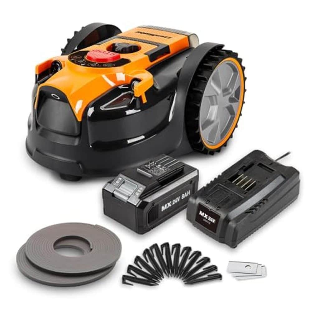Test robot tondeuse 24V - sans fil révolutionnaire