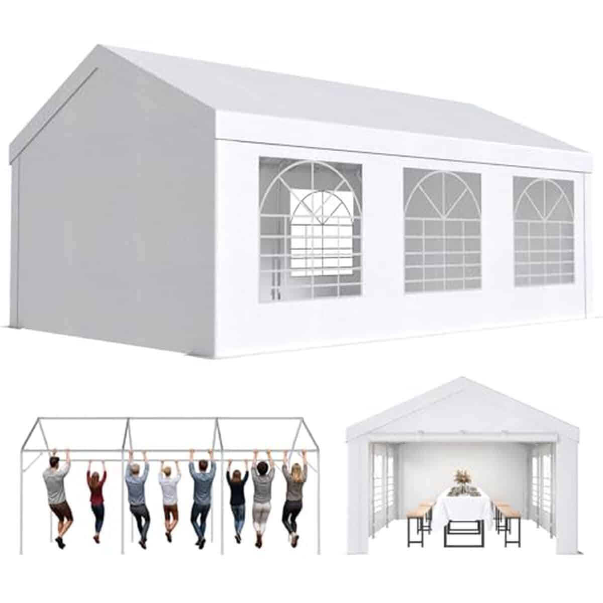 Test : tonnelle JUMMICO 4x6 m impermรฉable