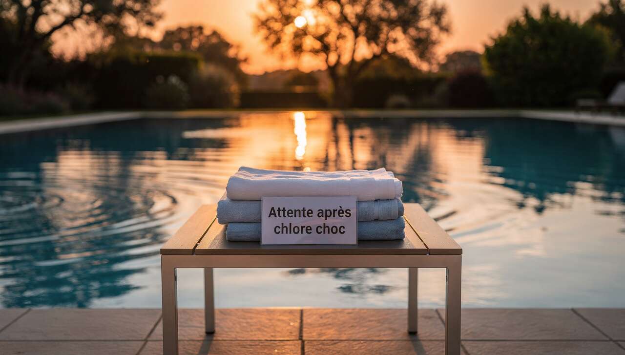Temps d'attente après un chlore choc avant de se baigner