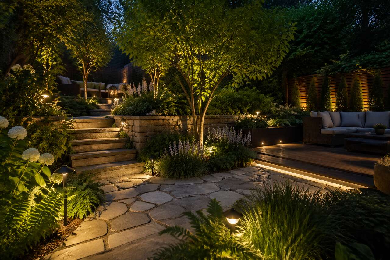 Illuminer terrasses, allées et accès