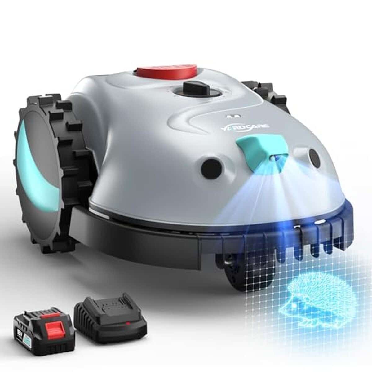 Test du robot tondeuse Yardcare V100 : navigation visuelle et coupe en spirale