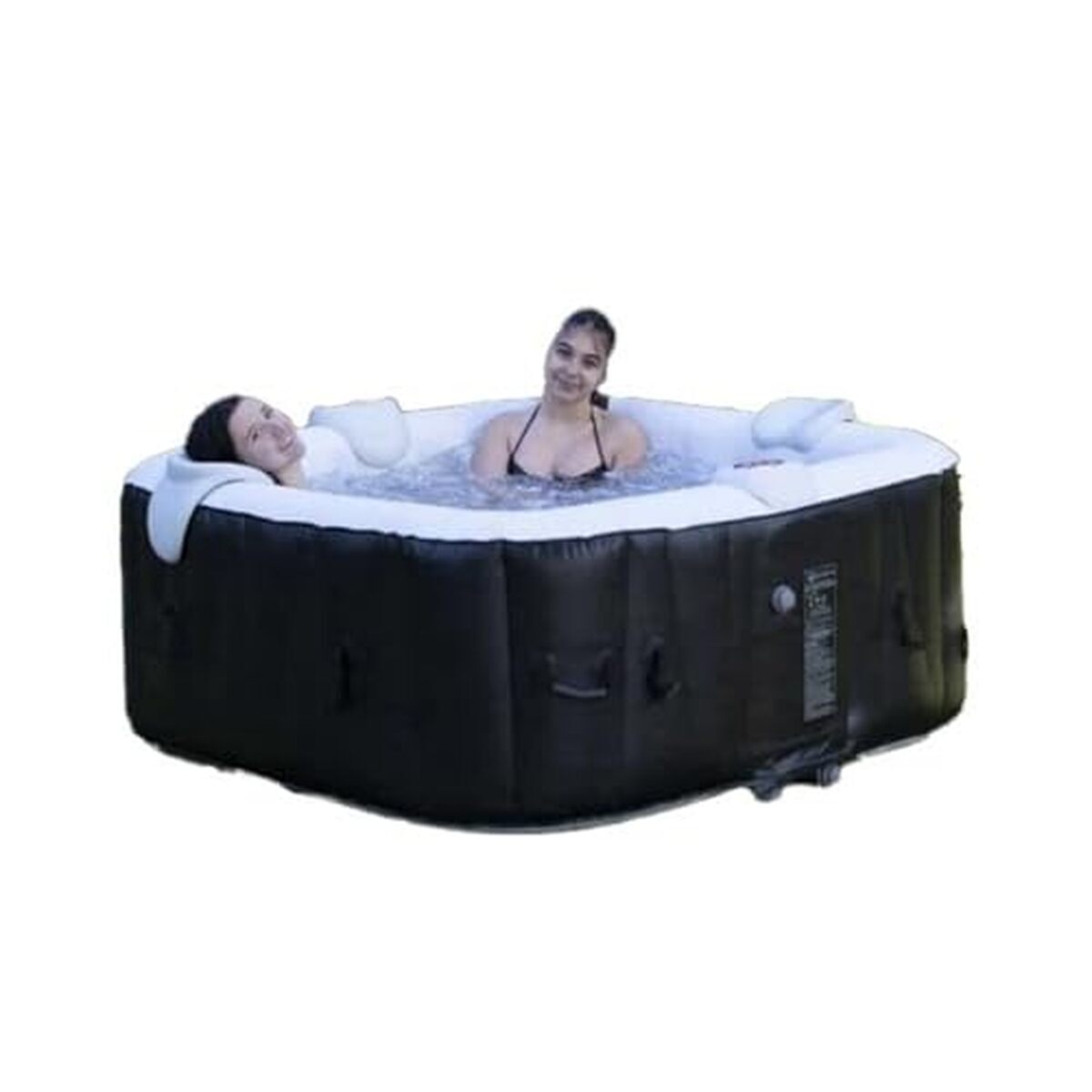 Test du spa gonflable Sunspa carré LED 6 personnes