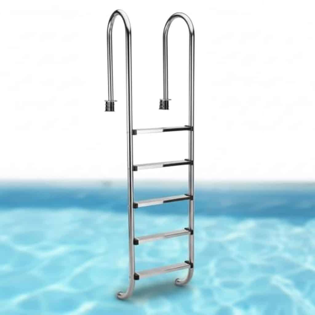 Test : échelle encastrable inox 5 marches pour piscine