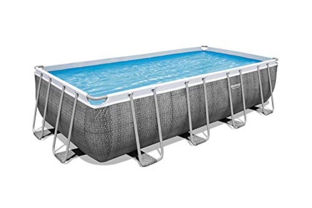 Test : piscine tubulaire rectangulaire Bestway Power Steel 549x274x122 cm rotin