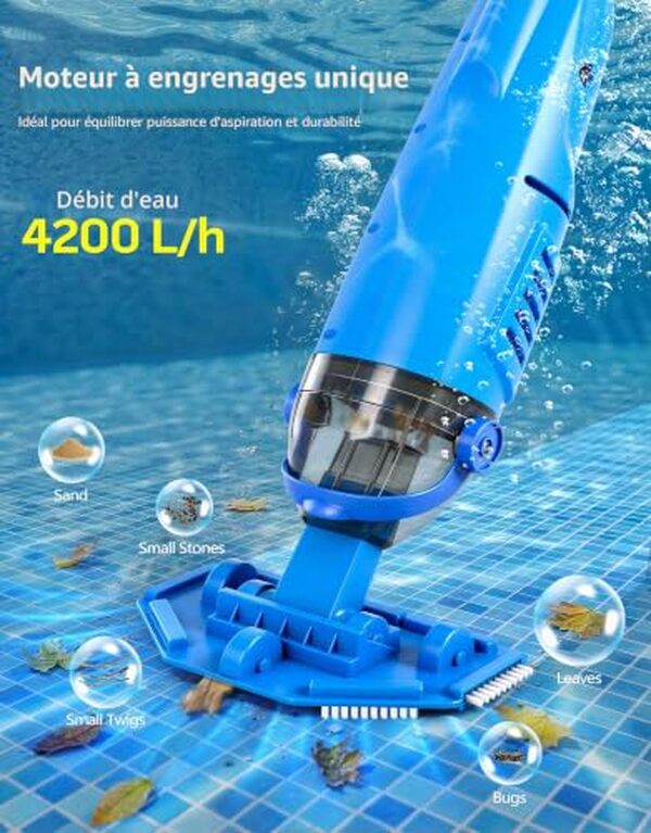 Découvrez l'aspirateur piscine LanBlu sans fil : un appareil performant et pratique pour un nettoyage efficace de votre bassin. Caractéristiques, avantages et avis détaillés. 