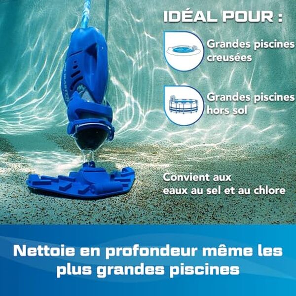 Découvrez notre test complet du water Tech Pool Blaster Max Li CG : un aspirateur piscine puissant avec batterie lithium pour un nettoyage efficace et sans fil de votre bassin. 