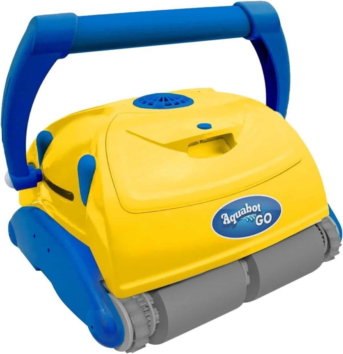 Test du nettoyeur de fond automatique Aquabot Viva GO jaune