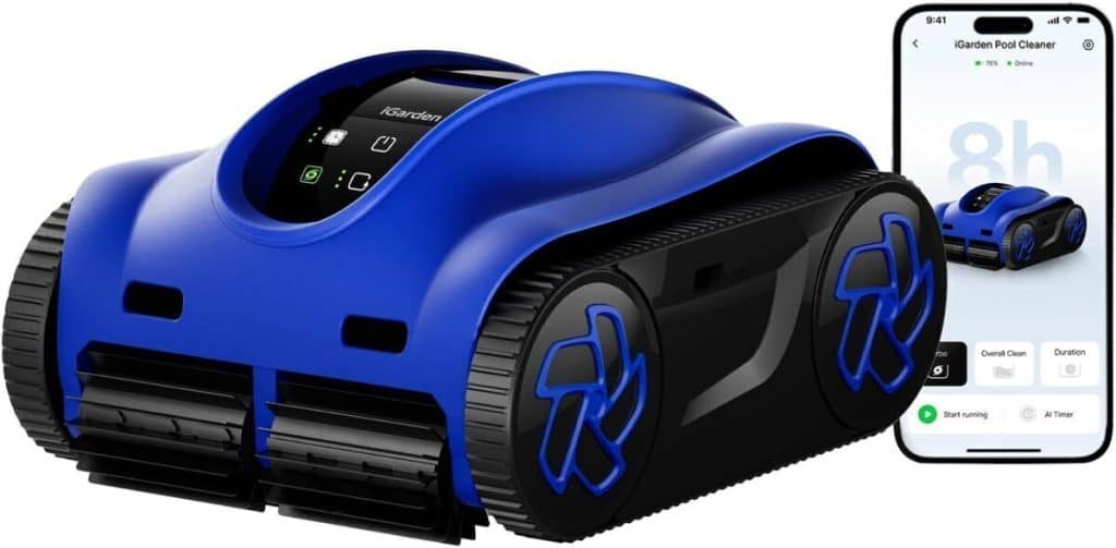 Test du robot nettoyeur sans fil iGarden : performance et autonomie 8h