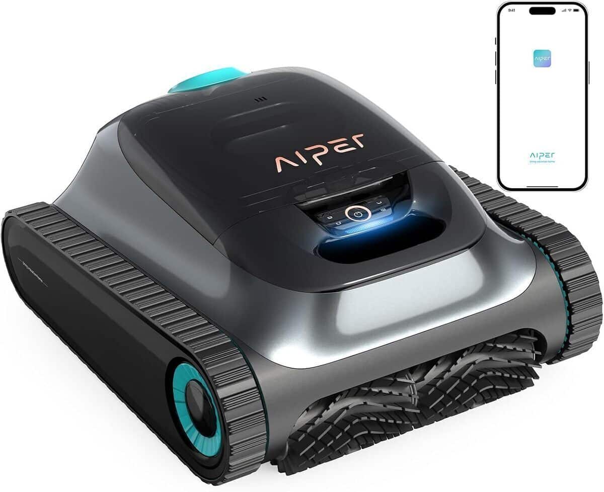 Test du robot piscine AIPER Scuba S1 : nettoyage complet et performances améliorées
