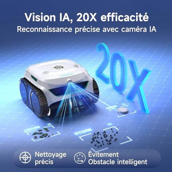 Découvrez notre test détaillé du robot de piscine WYBOT C2 Vision Plus : performances, fonctionnalités IA et avis d'expert pour un nettoyage optimal de votre piscine.
