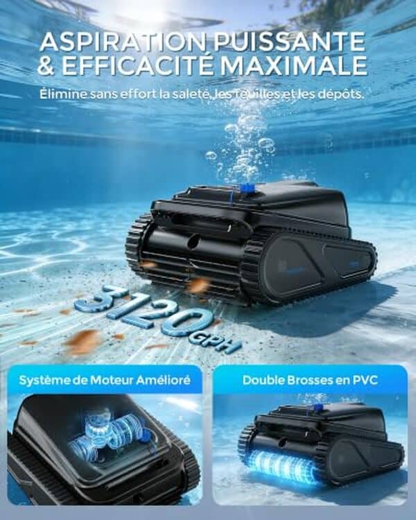 Découvrez notre test détaillé du robot piscine Y50SE : efficacité de nettoyage, autonomie, facilité d'utilisation et avis complet pour bien choisir votre robot. 