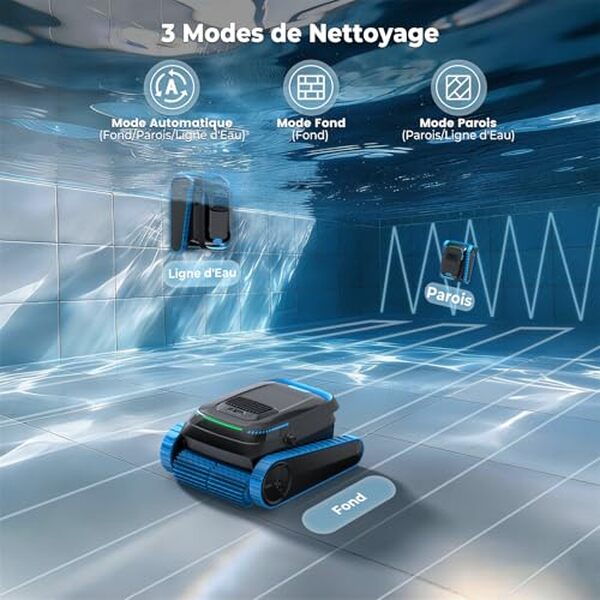Découvrez notre test détaillé du robot piscine BOTLIFE PC20 : efficacité sans fil, autonomie exceptionnelle et nettoyage optimal pour piscines jusqu'à 170 m².