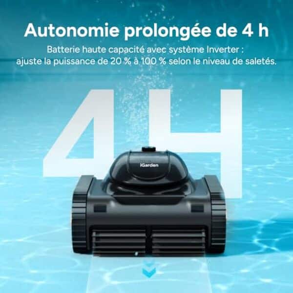 Découvrez le robot piscine iGarden KN avec sa navigation intelligente et filtration performante. Avis détaillé, test complet et conseils d'achat pour un bassin impeccable.