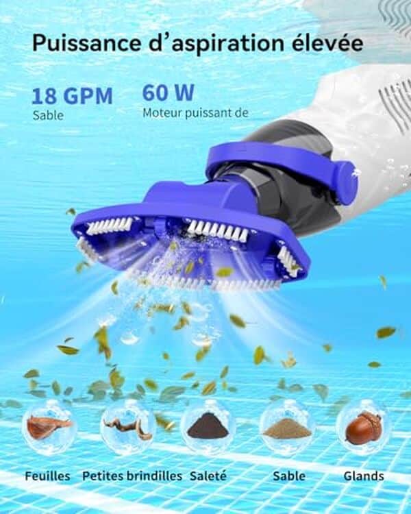 Découvrez notre test détaillé de l'aspirateur piscine Nichro avec 60 minutes d'autonomie. Avis, performances et caractéristiques pour bien choisir votre robot de piscine. 