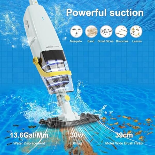 Découvrez notre test complet de l'aspirateur piscine sans fil Lydsto S1 : performances, autonomie, efficacité et prix. Avis détaillé pour bien choisir votre appareil. 