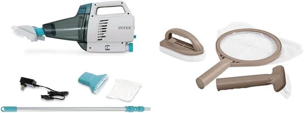 Test : aspirateur piscine Intex rechargeable et kit Pure Spa