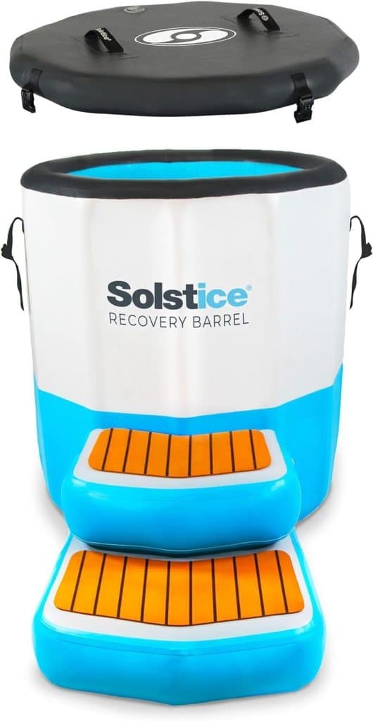 Test de la baignoire glacée gonflable Solstice : récupération debout innovante