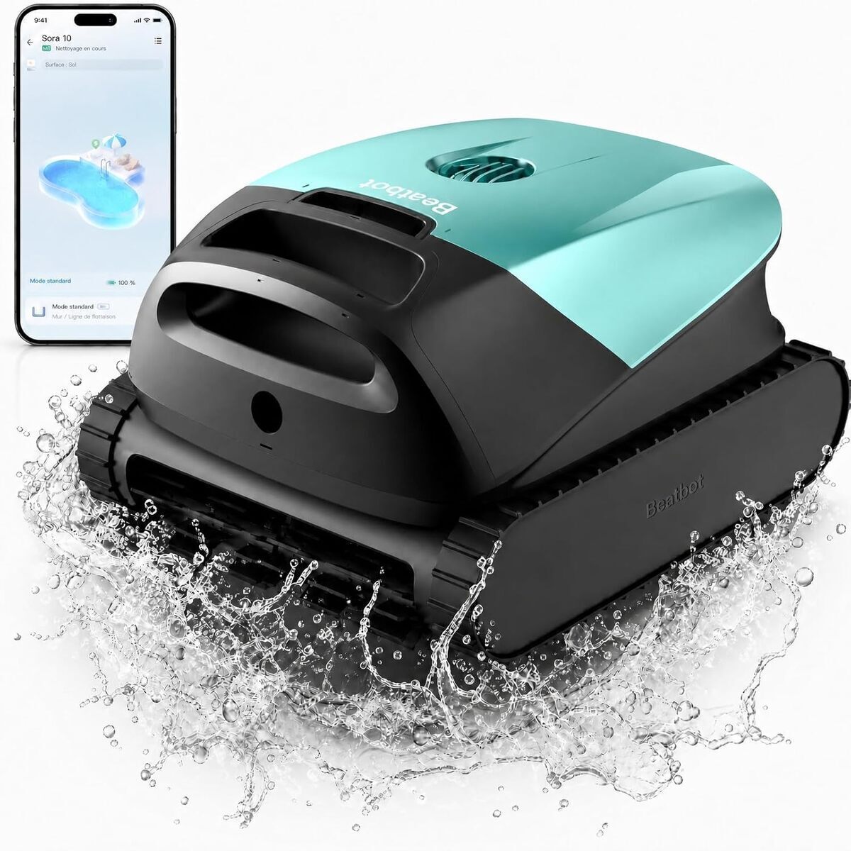 Test du Beatbot Sora 10 : robot piscine sans fil ultra-puissant